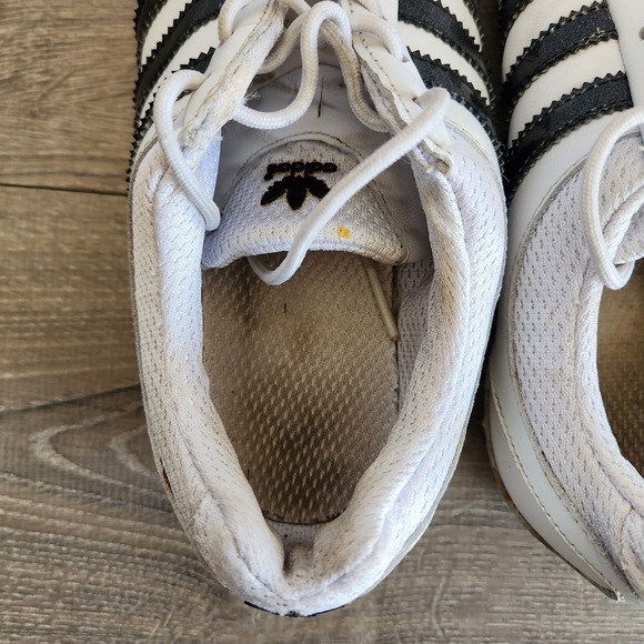 2007 Adidas Goodyear Womens Driving Racing Sneaker Shoes White Black Size 7 READ - Picture 7 of 13